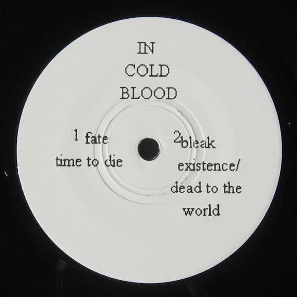 In Cold Blood 7" vinyl EP brukt hardcore 1997