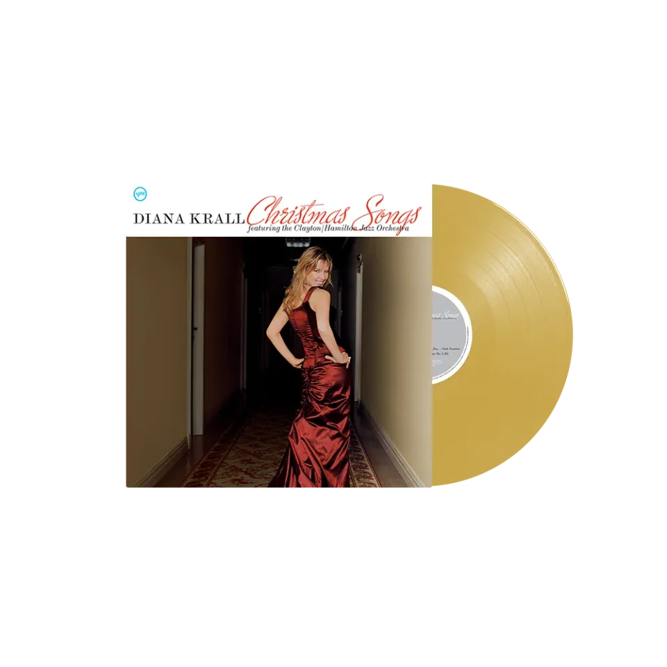 Verve Acoustic Sounds Diana Krall Christmas Songs LP gullvinyl