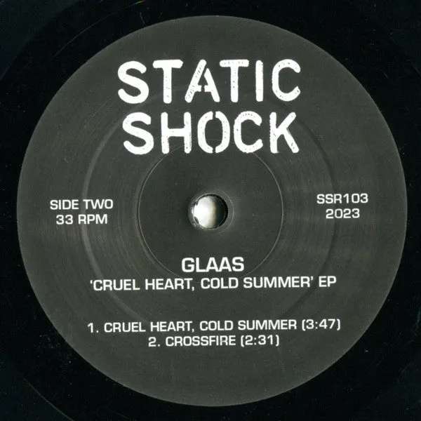 Glaas Cruel Heart, Cold Summer 7" EP brukt VG+