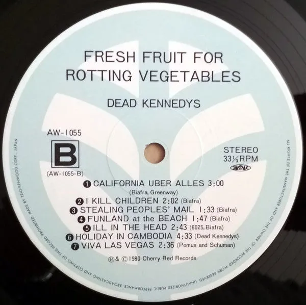 Dead Kennedys Fresh Fruit For Rotting Vegetables LP brukt japansk pressing