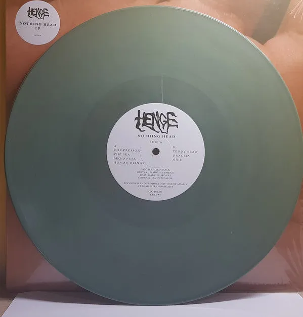 Henge Nothing Head LP grønn vinyl brukt VG+