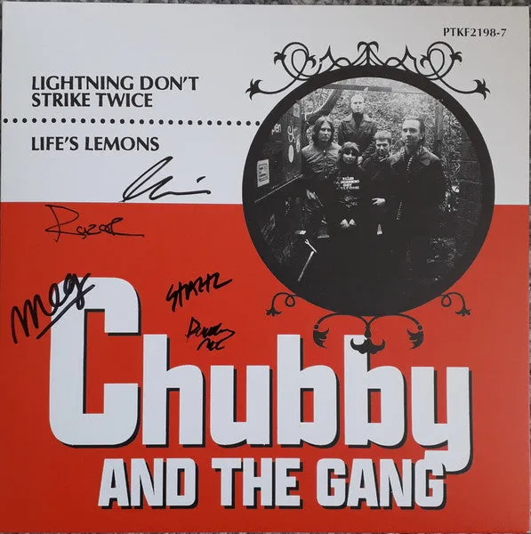 Chubby & The Gang Lightning 7-tommer vinylsingle punk