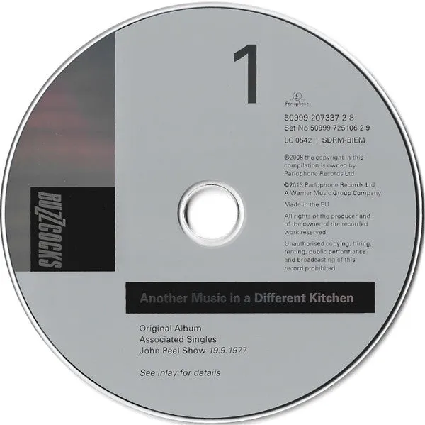 Buzzcocks Another Music Different Kitchen 2CD remaster