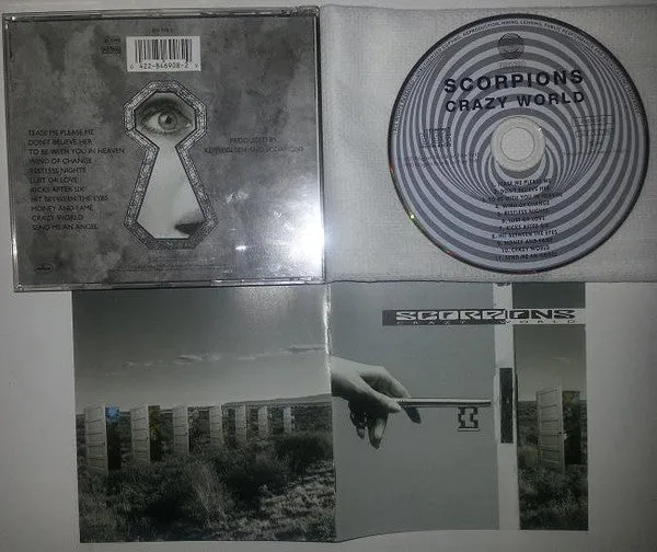 Scorpions Crazy World CD brukt hardrock PDO-pressing