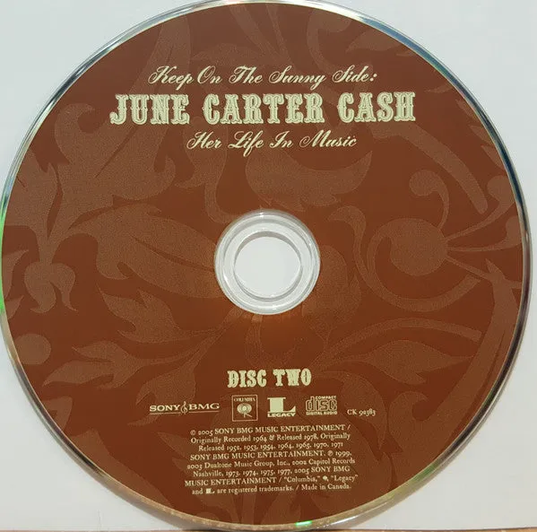 June Carter Cash Keep On Sunny Side 2xCD brukt country