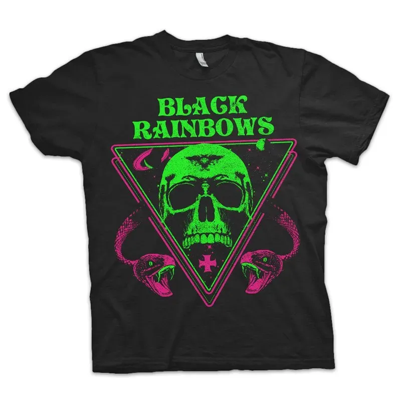 Heavy Psych Sounds Black Rainbows #11 tshirt svart