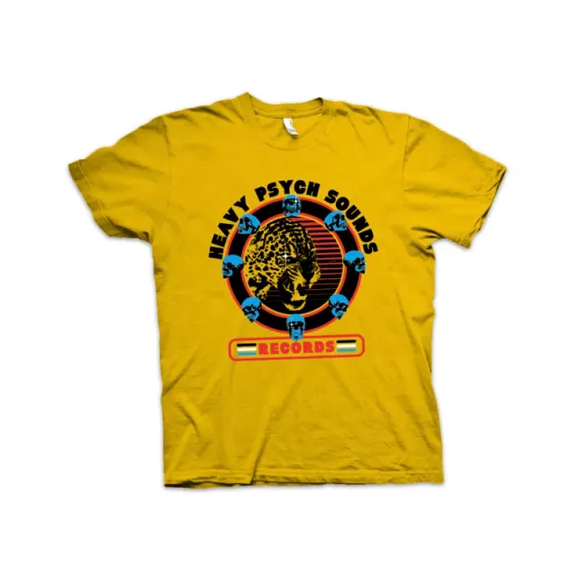 Heavy Psych Sounds #69 t-skjorte gul stoner-merch