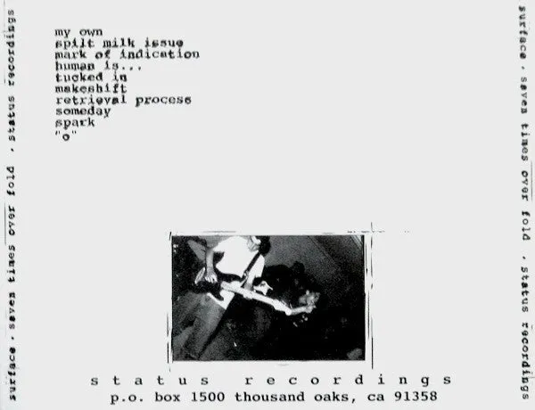 Surface Seven Times Over Fold CD ny forseglet
