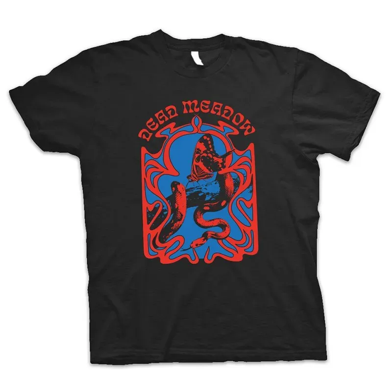 Heavy Psych Sounds Dead Meadow #02 t-skjorte black red blue