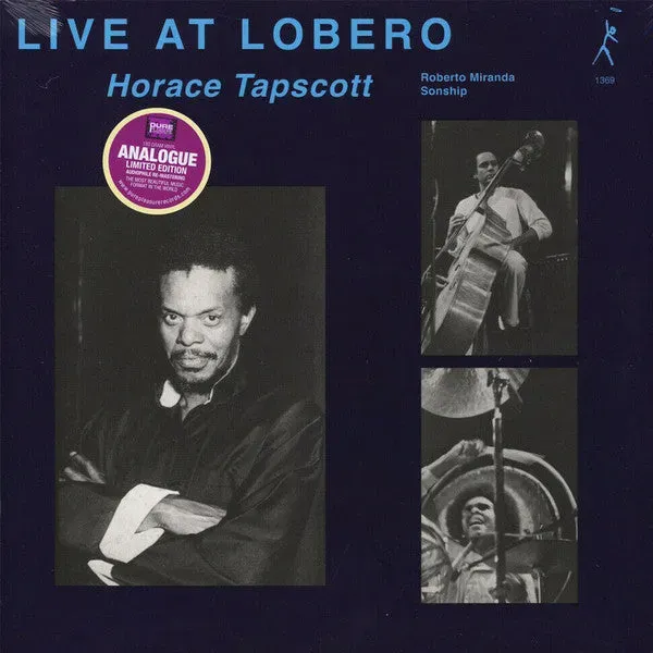 Horace Tapscott Live At Lobero vinyl LP brukt 180g jazz