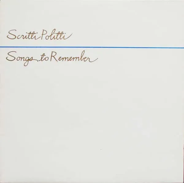 Scritti Politti Songs To Remember CD brukt synth-pop