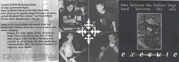 Execute Time Between Fanfare 7" EP brukt hardcore