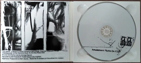 Amusement Parks On Fire CD brukt digipak shoegaze
