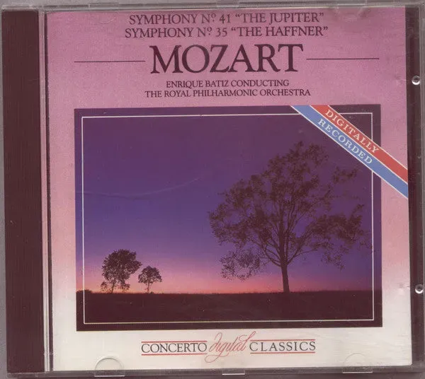 Mozart Jupiter Haffner CD brukt Batiz symfoni klassisk