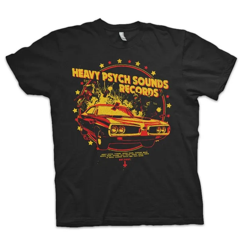 Heavy Psych Sounds #11 t-skjorte svart bomull