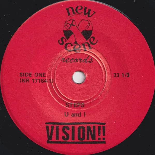 Vision Steps 7" brukt VG hardcore 1987