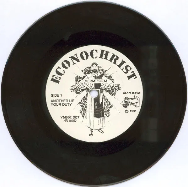 Econochrist Another Victim 7" vinyl brukt hardcore punk