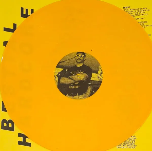 Gaoled Bestial Hardcore LP vinyl gul brukt limited