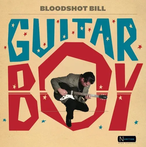 Bloodshot Bill Guitar Boy LP vinyl brukt rockabilly