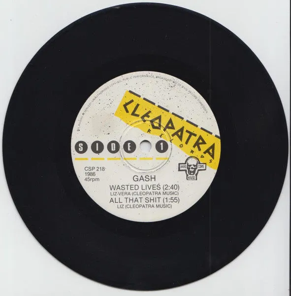Gash The Lesson 7" EP brukt australsk punk