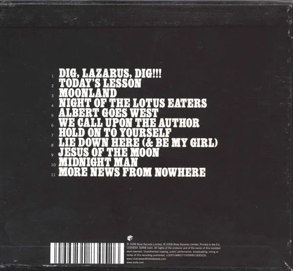 Nick Cave Dig, Lazarus, Dig!!! CD boks brukt