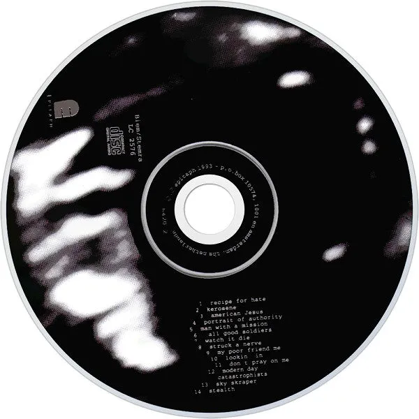 Bad Religion Recipe For Hate CD brukt album