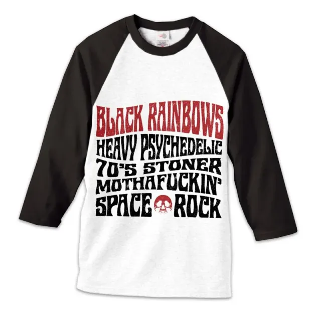 Heavy Psych Sounds Black Rainbows #09 langermet genser svart