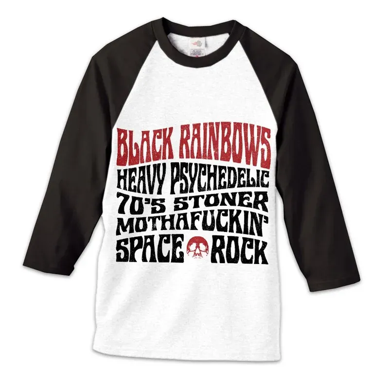 Heavy Psych Sounds Black Rainbows #09 langermet genser svart