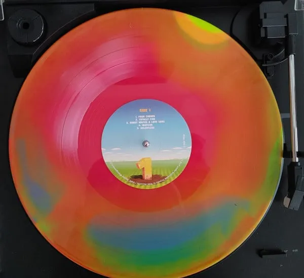 PUP The Unraveling of PUPTheBand LP brukt neon coral