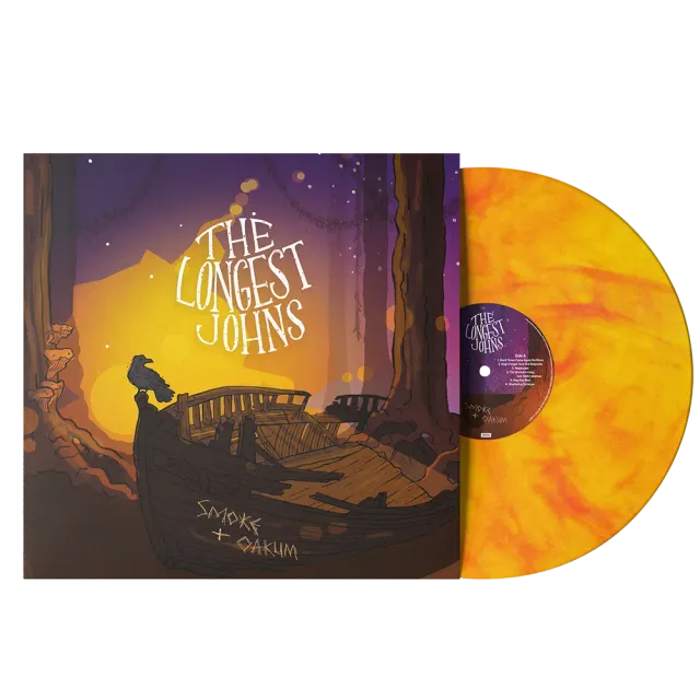 The Longest Johns Smoke and Oakum farget vinyl LP limited opplag