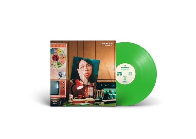 Ginger Root Nisemono vinyl neongrønn LP