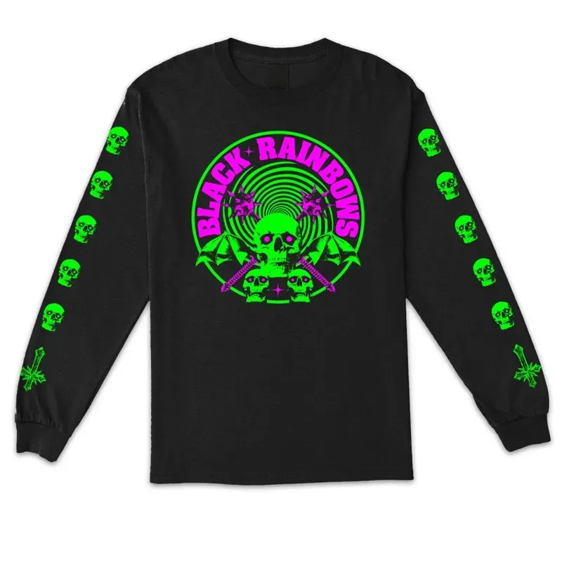 Heavy Psych Sounds Black Rainbows #23 longsleeve svart