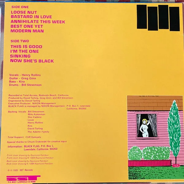 Black Flag Loose Nut LP brukt reissue SST