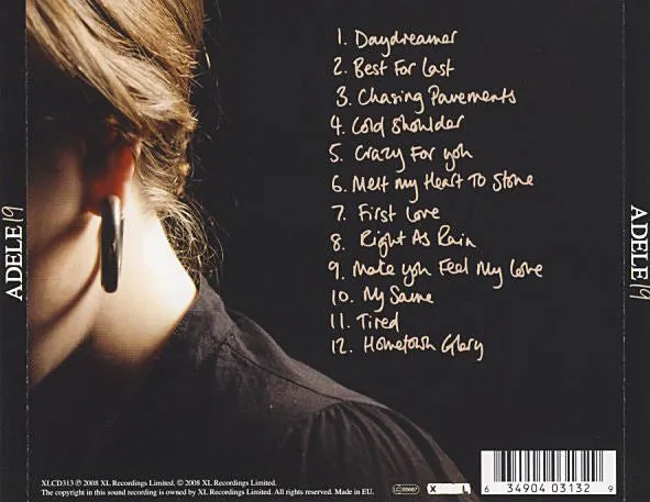 Adele 19 XLCD313 CD brukt album neo soul