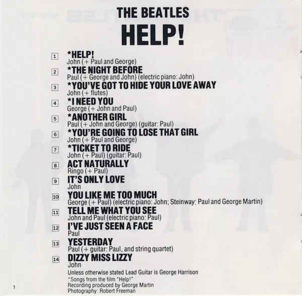 The Beatles Help! CD album brukt Holland-press