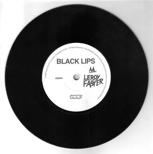 The Black Lips Bad Kids Leroy Faster 7" singel brukt