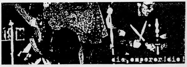 Die, Emperor! Die! / Burned Out Bright split 7" brukt vinyl