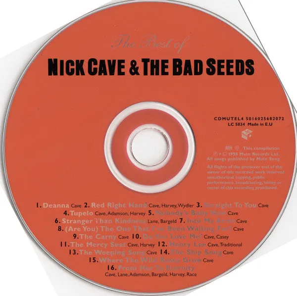 Nick Cave & The Bad Seeds Best Of CD brukt