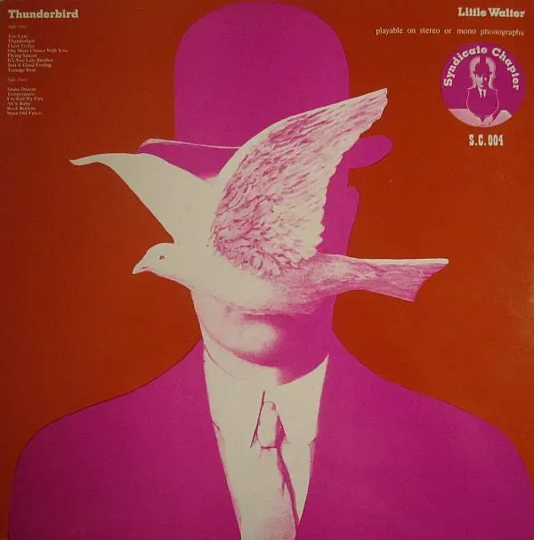 Little Walter Thunderbird LP brukt blues munnspill