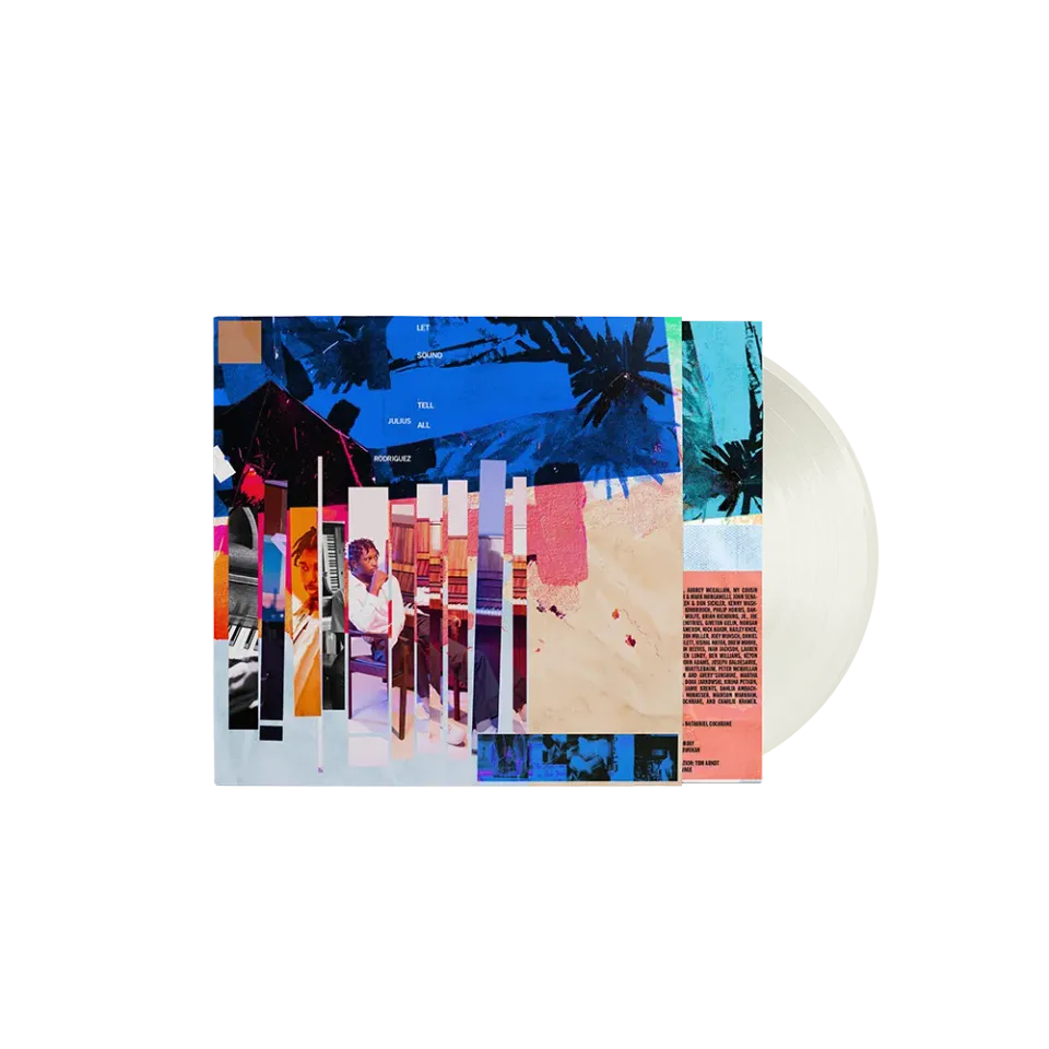 Julius Rodriguez Let Sound Tell All vinyl LP melkehvit