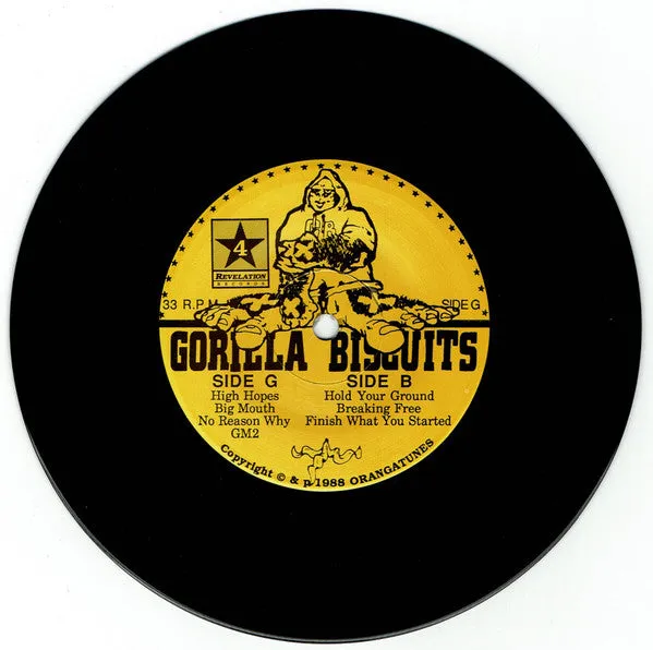 Gorilla Biscuits Gorilla Biscuits 7" vinyl brukt 6th press