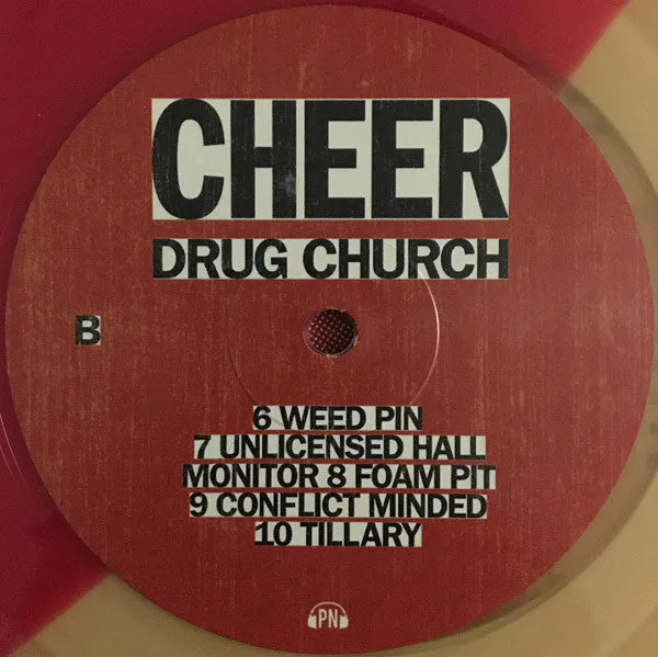 Drug Church Cheer LP vinyl brukt halv gul limiter