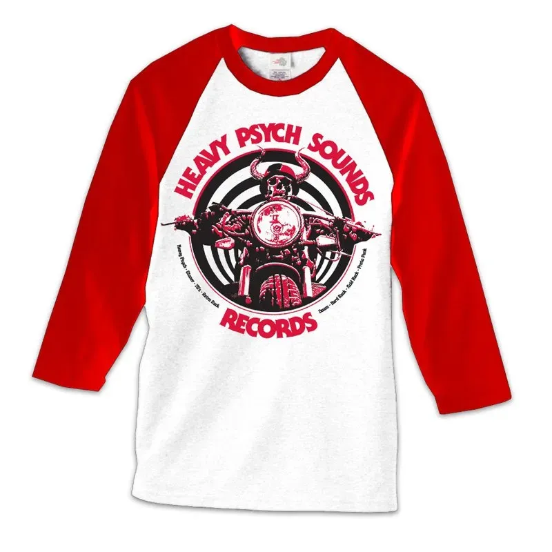 Heavy Psych Sounds #09 longsleeve rød baseball