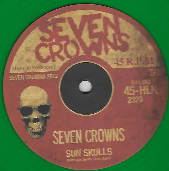 Seven Crowns Sun Skulls LP grønn vinyl brukt