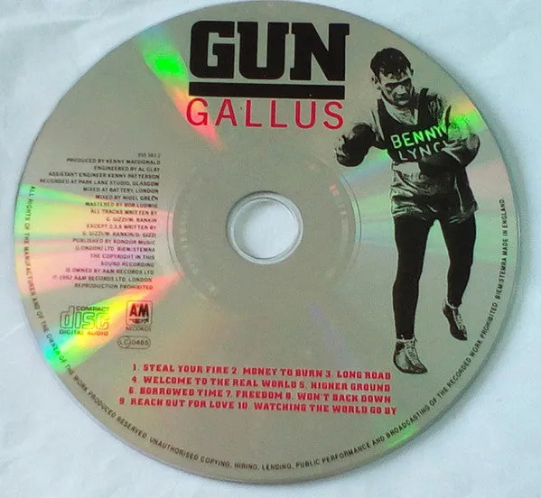 Gun Gallus CD brukt reissue hard rock 1994