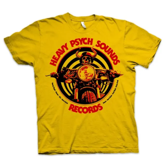 Heavy Psych Sounds #09 t-skjorte Yellow bomull