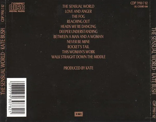 Kate Bush The Sensual World CD album brukt synth-pop