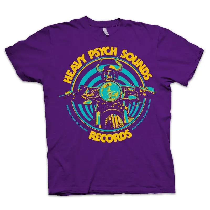 Heavy Psych Sounds #09 Purple t-skjorte lilla
