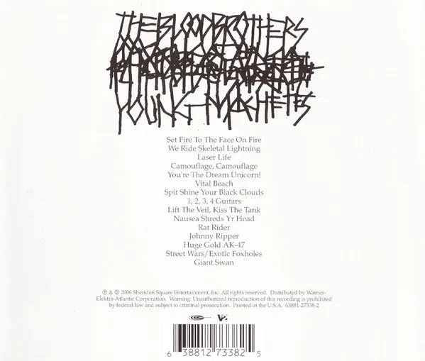 Blood Brothers Young Machetes CD brukt hardcore V2