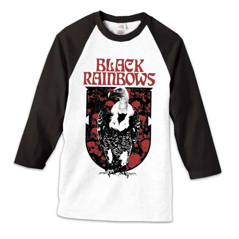 Black Rainbows #18 longsleeve svart baseball